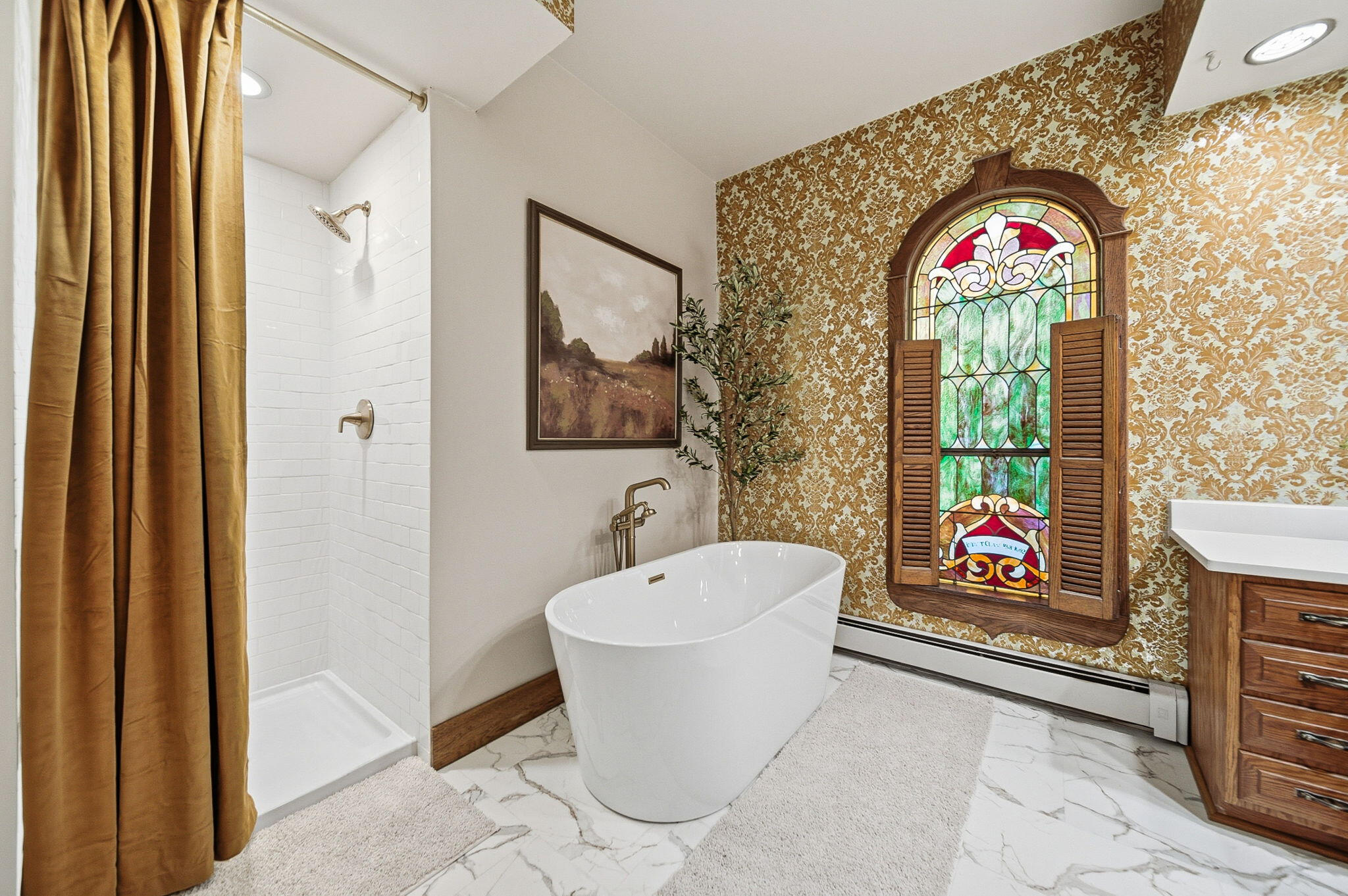 Modern comforts inside a historic home